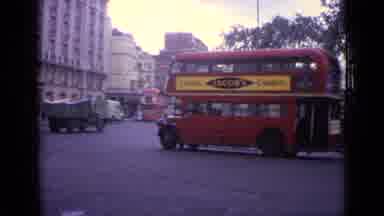 London England (1962): Transportation Bus Plane