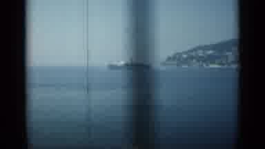 Monaco City (1962): Driving By On The Bridge And Looking Down At The Water Filled