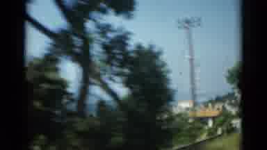 Monaco City (1962): View Of Oceanfront Homes And Property Pans To Shot Of Railroad