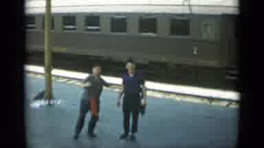 Monaco City (1962): Train Travel At The Station