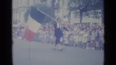 Nice France-1962: Video Of A Parade With People Walking Down The Road Holding An