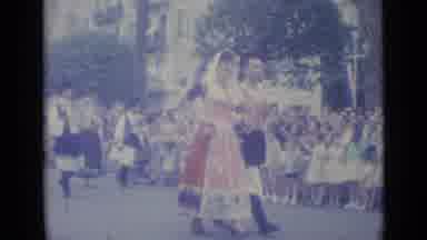 Nice France (1962): A Sort Of Festival With A Person Playing The Accordion Walking