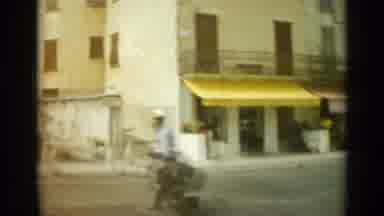 Nice France (1962): Driving Through Old Town
