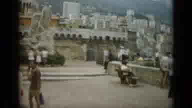Nice France (1962): People An Old Square That Is Part Of A Historic Building