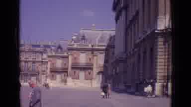 Paris France (1962): Buildings And People Are Seen In This Great Piece Of Film