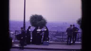 Paris France (1962): Conversations Outside With Each Other After Church Services