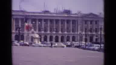 Paris France (1962): View Of A Big Palace Or Government Building In A City With