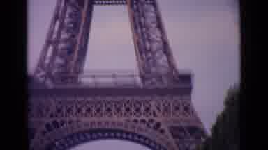 Paris France (1962): A Camera Spans The Eiffel Tower And Then Shows Two Quick