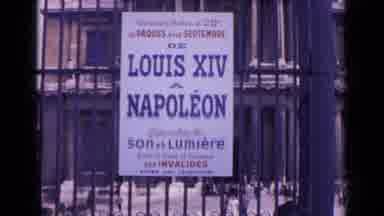 Paris France (1962): Sign Says Louis Xiv And Napoleon And We See Historic