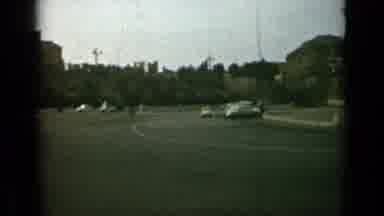 Rome Italy (1962): Sweeping Footage Of A Busy Intersection And A Cutaway Scene Of