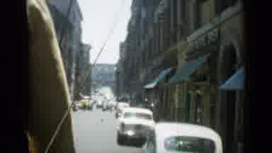 Rome Italy (1962): Foreign Town Shot From A Car