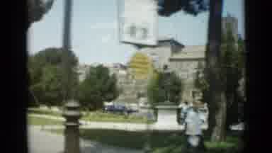 Rome Italy (1962): The Seen Of Some Buildings And Constructions From A Moving
