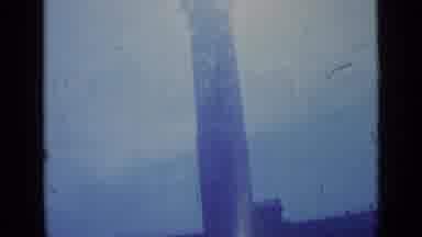 Rome Italy (1962): View Of Obelisk Obfuscated By The Sun In Blue Sky And Summer
