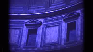 Rome Italy (1962): Internal View Of Temple With Historic Details In Classic Style
