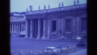 Rome Italy (1962): Tourists View Architectural History