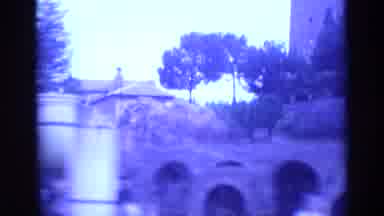 Rome Italy (1962): Aqueducts Stove Piping And Buildings Remain As Someone Films