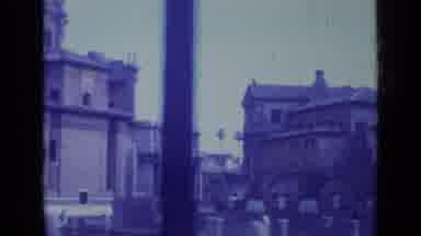 Rome Italy (1962): Building Old Houses And Churches Made Of Bricks And History
