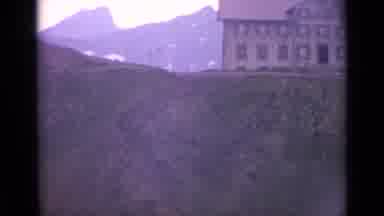 Switzerland (1962): A Mansion Or A Big Hotel On Top Of The Mountain