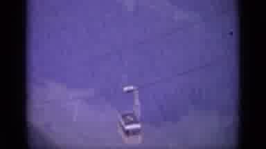Switzerland (1962): A Cable Car Travels Down A Mountain Side As Bird Swoops Down