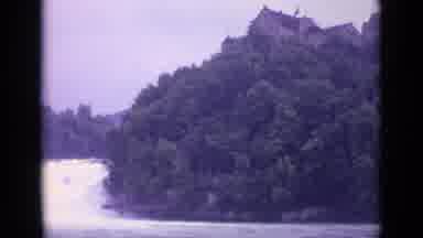 Switzerland (1962): View Of Waterfall In River In The Middle Of Untouched Nature