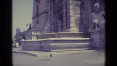 Vatican City (1962): An Ancient Statue Of A Greek God Next To A Huge Historical
