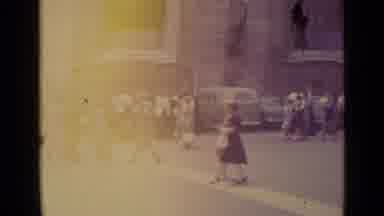 Vatican City (1962): People Of All Types Walking Around Outside On The Street Near