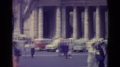 Vatican City (1962): Large Square With Fountain In The Center In A Very Important