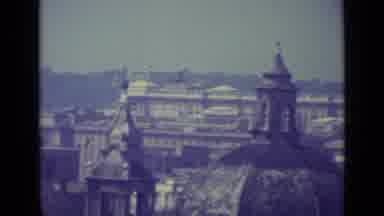 Vatican City (1962): Panning Of City Roofs That Goes From The Left To The Right