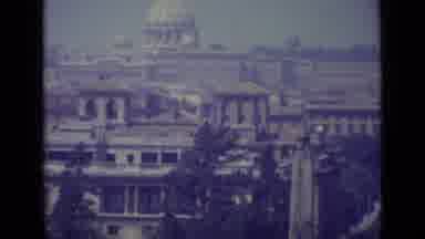 Vatican City (1962): Short Low Grade Color Film Of An Aerial View Of Historic