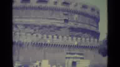 Vatican City (1962): Historical Building In Black In White Driving By History