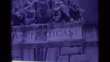 Vatican City (1962): Entrance View Of Place Reserved For Culture With Latin
