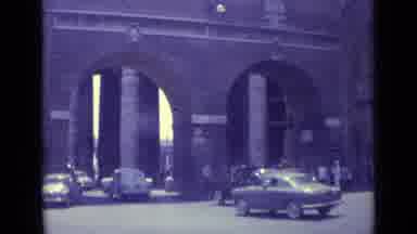Vatican City (1962): View Of Cars Passing Through Arches In Historic City And Also