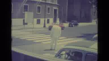 Vatican City (1962): Traffic Patrol Officer Awaits Moving Autos As A Backup