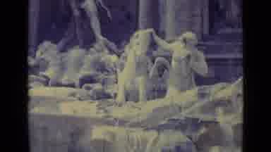 Vatican City (1962): Dad And Son Sit And Talk At The Fountain About The Adjacent