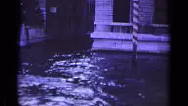 Venice Italy (1962): An Unseen Person Is Boating Through Probably Venice There Is