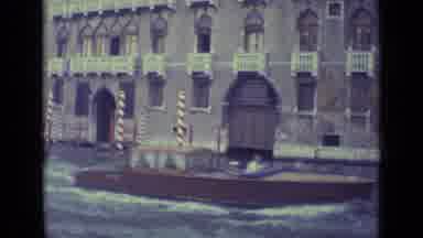Venice Italy (1962): Boat Ride Sight Seeing Through Rivers Of Italy On Calm Day