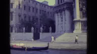 Venice Italy (1962): Old Footage Of Venice Italy From The Waterways With Gondolas