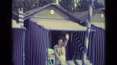 Venice Italy (1962): The Lady Is Waving At The Crowd