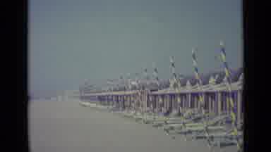 Venice Italy (1962): Beach View With Great Structure To Receive Large Number Of