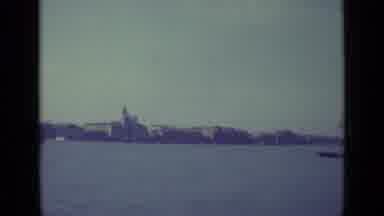 Venice Italy (1962): View Of The Shore From The Water