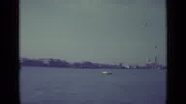 Venice Italy (1962): Traveling Off The Coast Of A City By Several Boats And A
