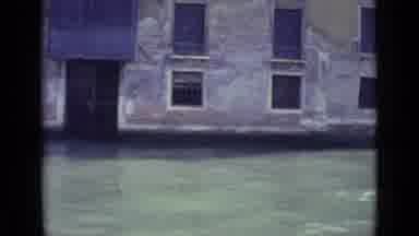 Venice Italy (1962): Video Of Old Flooded Buildings Taken From A Boat In The Water