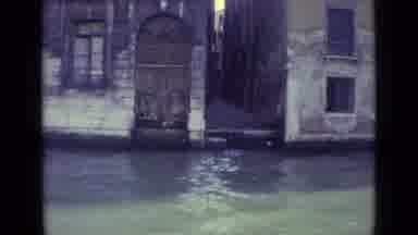 Venice Italy (1962): Taking A Boat Ride Through An Old City Old Brick Row