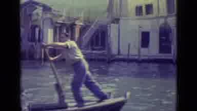 Venice Italy (1962): Trip Down The Canals In A Taxi Boat