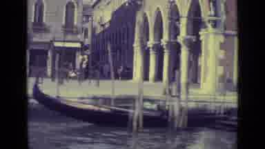 Venice Italy (1962): View Of Venice European City Much Visited By Tourists From