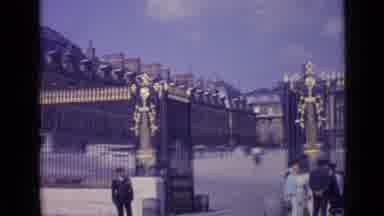 Versailles France (1962): View Of Gilded Gates To Palace Of Versailles