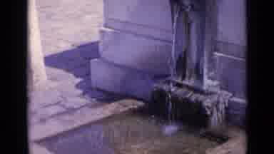 Versailles France (1962): Water Fountain Next To Historic Monument In Large
