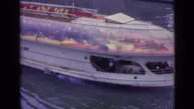 Versailles France (1962): Very Large Strange Looking Boat On The Water With Glass