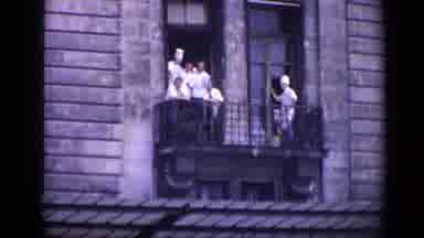 Versailles France (1962): Vintage Clip Of A Busy Downtown Area Near A Shopping