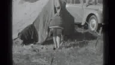 Saint Petersburg Russia (1967): Group Makes Camp In Extensive Rural Area To Enjoy
